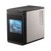 Countertop Ice Maker, 22 lbs per Day, Self-Cleaning Portable Machine with Tong, Drawer-Style Ice Access, Ice-Making Machine with Large Square Cubes