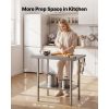 Stainless Steel Work Table, 24x36 Inch Food Prep Table with Backsplash, Commercial Kitchen Workstation with Adjustable Undershelf