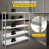 Stainless Steel Shelving 60x18.5 Inch 5 Tier Adjustable Shelf Storage Unit Stainless Steel Heavy Duty Shelving for Kitchen Commercial Office Garage St