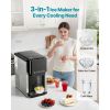 Water Dispenser with Ice Maker, 3-in-1 Countertop Water Dispenser, 35 LBS/24H, 12 Cubes/7 Min Fast Ice Making with 4 LBS Storage