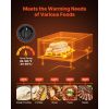 Commercial Electric Drawer Warmer, Single-Drawer Stainless Steel Food Warmer, Freestanding Slim Warming Drawer Cabinet